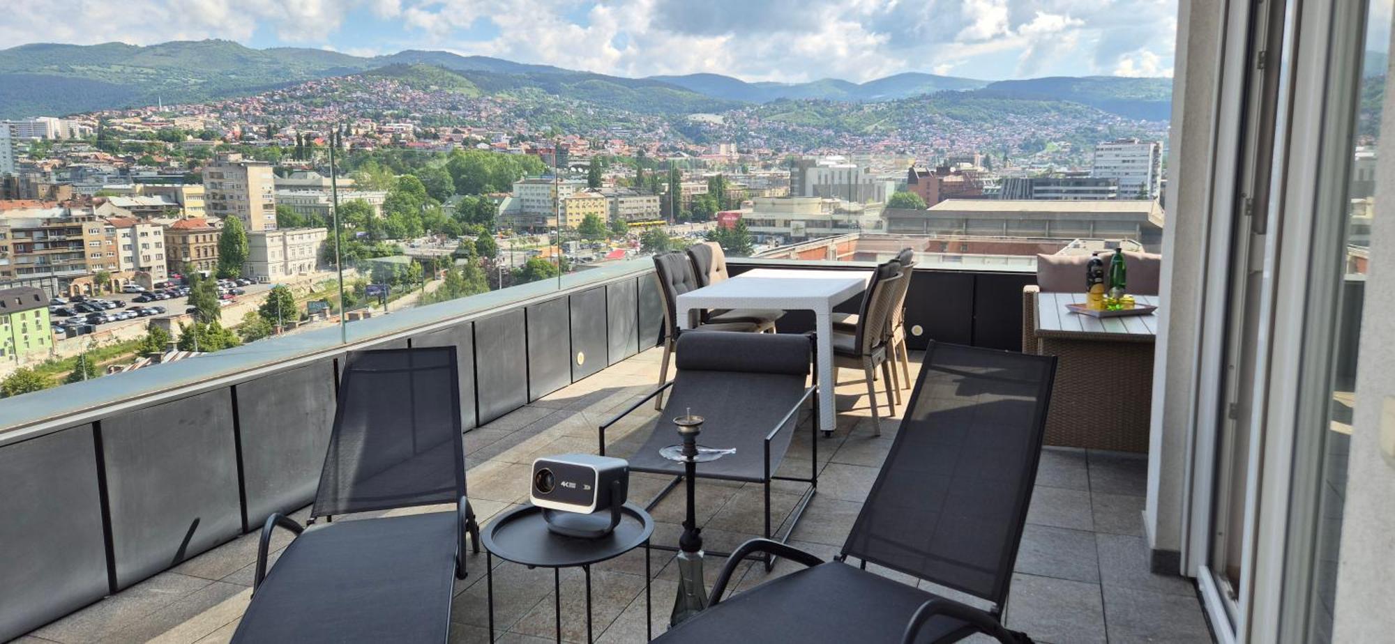 Skenderija Skyline Penthouse Appartement